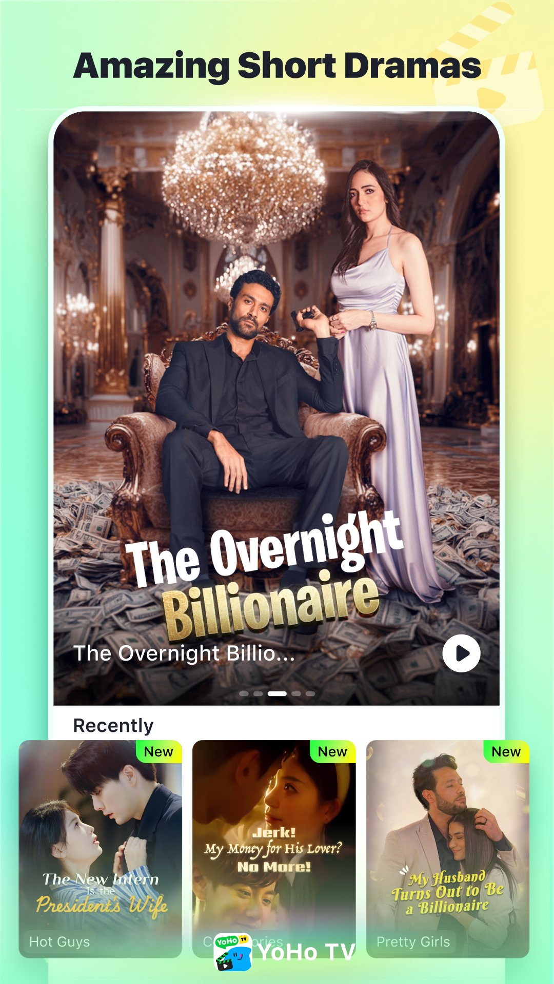 اسکرین شات 1 برنامه Yoho TV—Drama & Chat