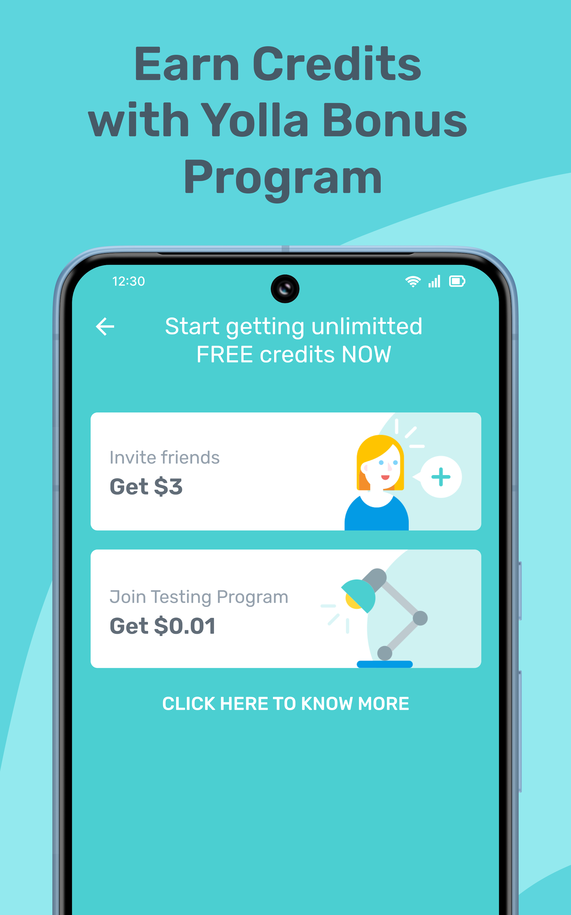 اسکرین شات 5 برنامه Yolla: International Calling