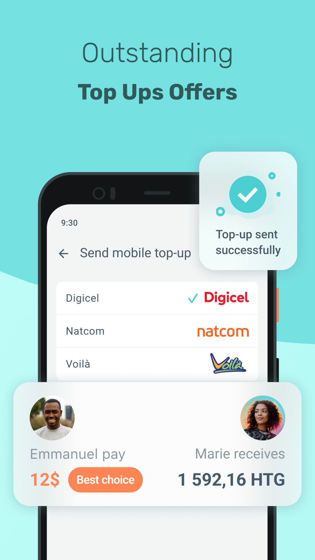 اسکرین شات 2 برنامه Yolla: International Calling