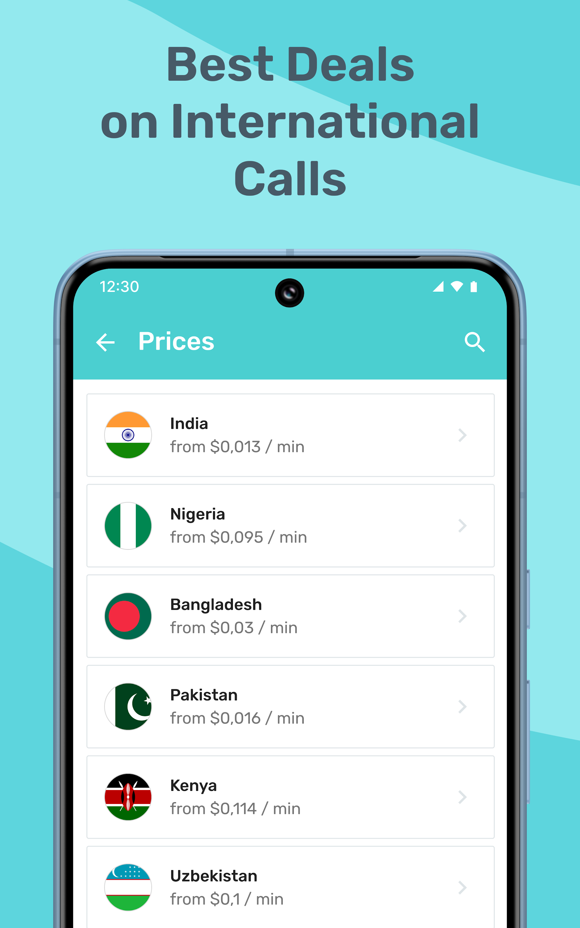 اسکرین شات 3 برنامه Yolla: International Calling