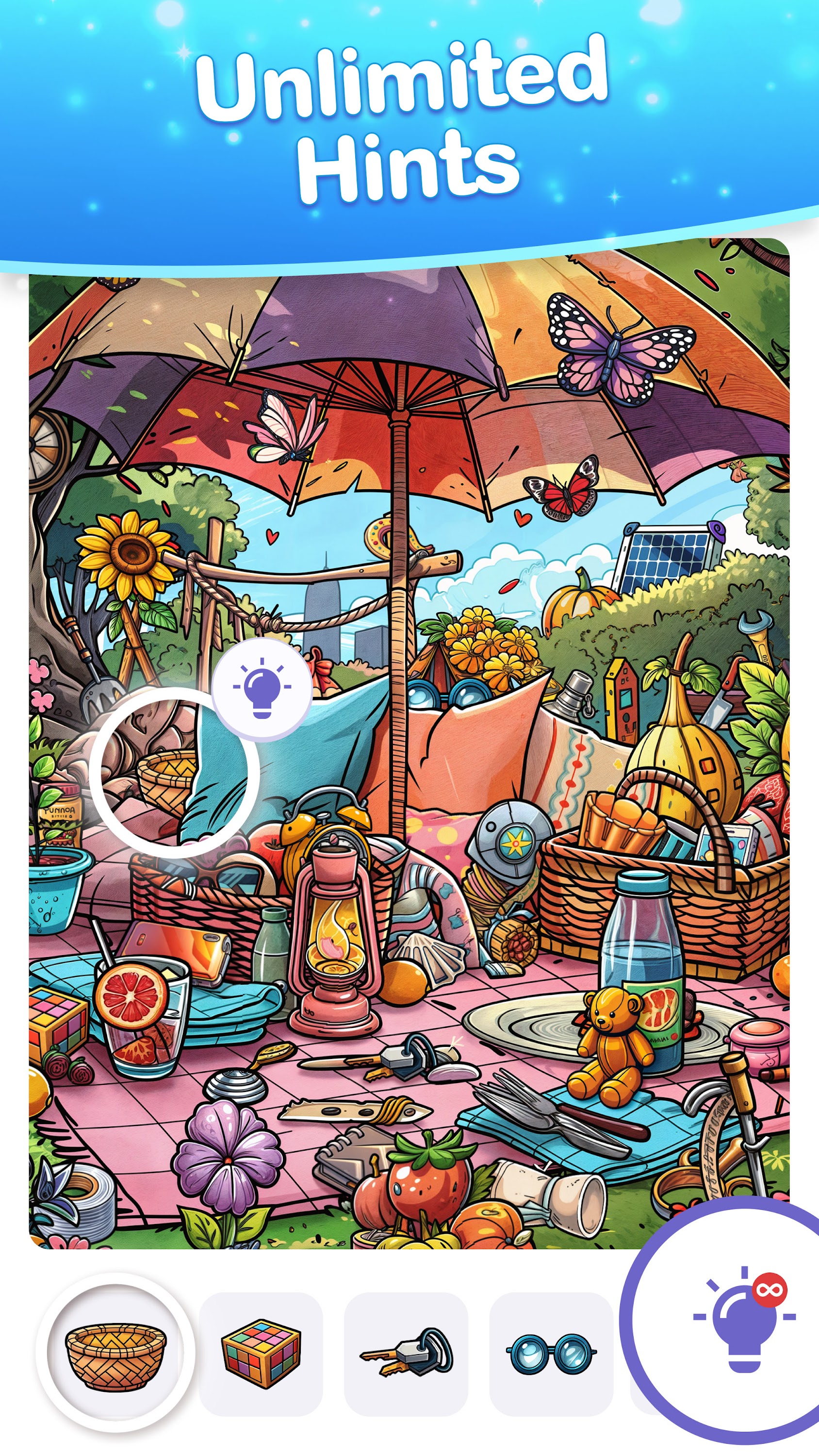 اسکرین شات 2 بازی Find Hidden Objects - Spot It!