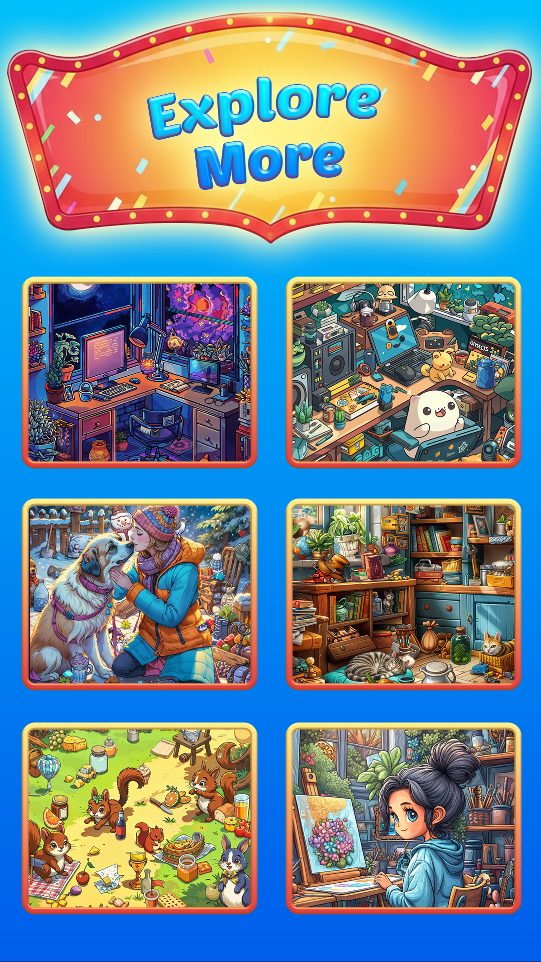 اسکرین شات 3 بازی Find Hidden Objects - Spot It!