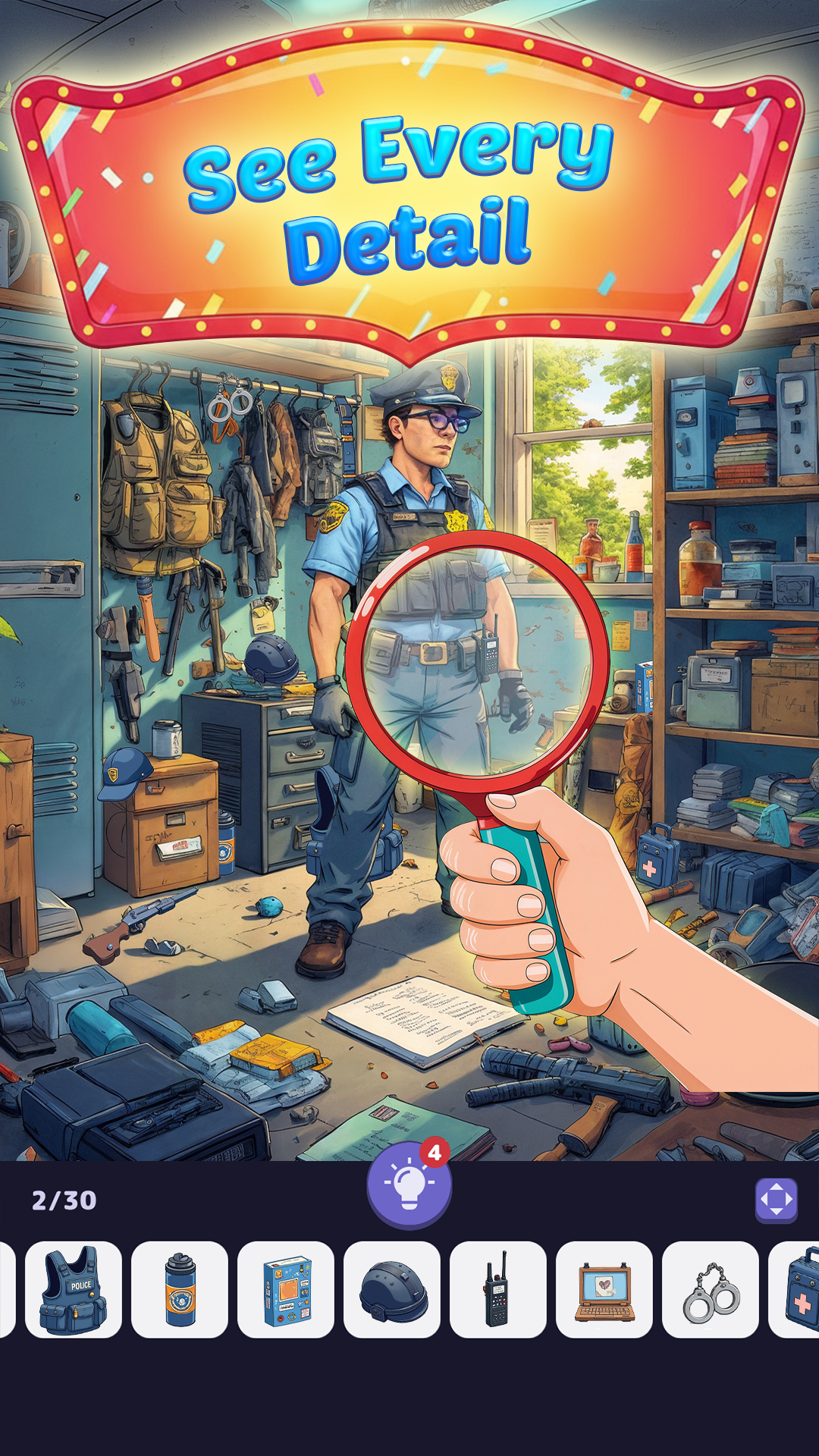 اسکرین شات 4 بازی Find Hidden Objects - Spot It!