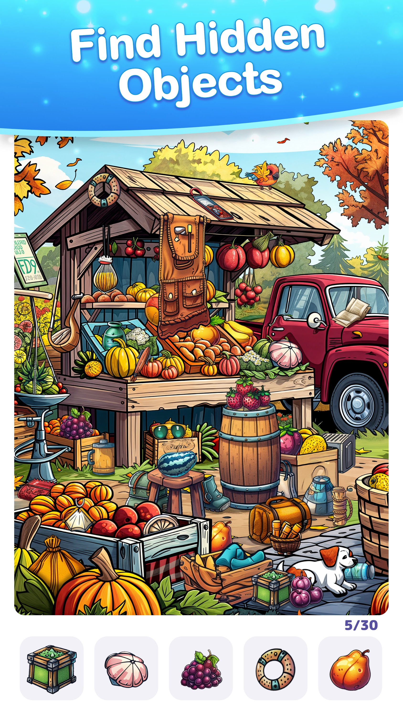 اسکرین شات 1 بازی Find Hidden Objects - Spot It!