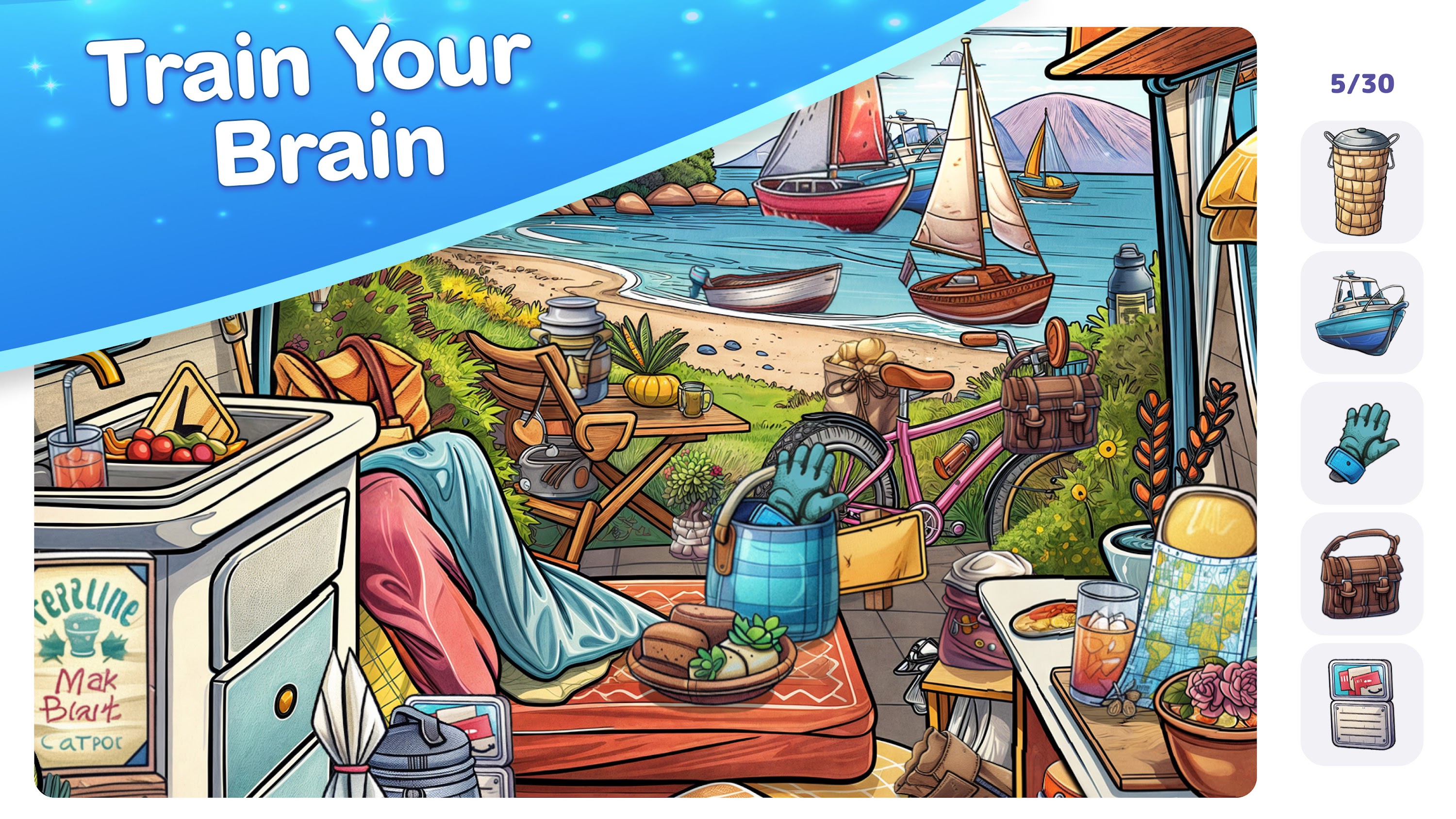 اسکرین شات 6 بازی Find Hidden Objects - Spot It!