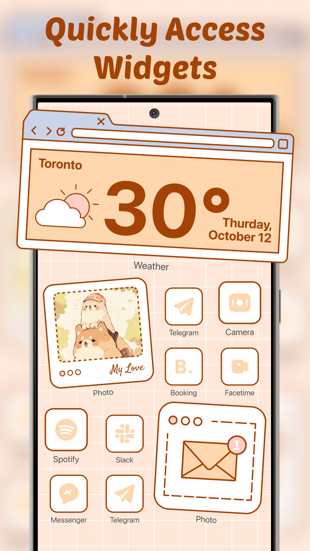 اسکرین شات 3 برنامه YoTheme: Themes, Icons, Widget