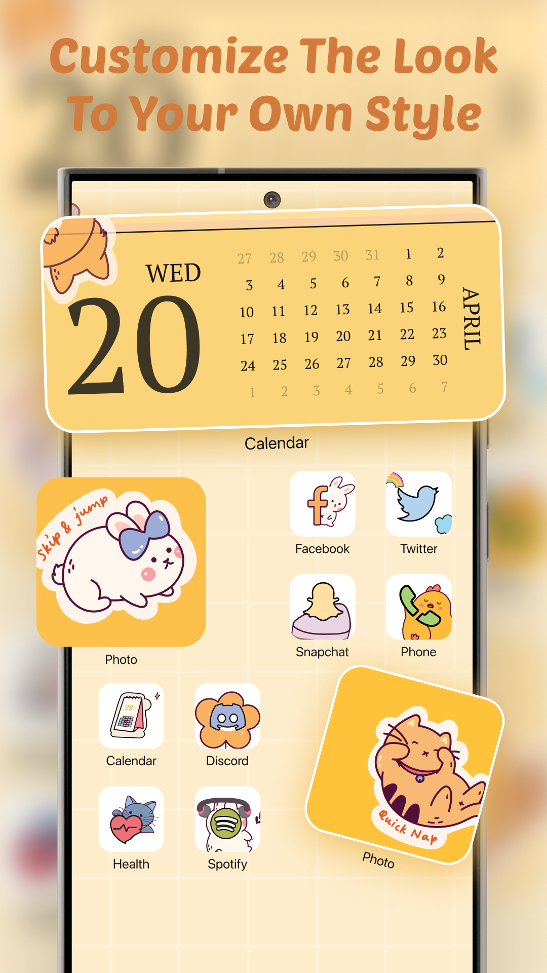 اسکرین شات 2 برنامه YoTheme: Themes, Icons, Widget