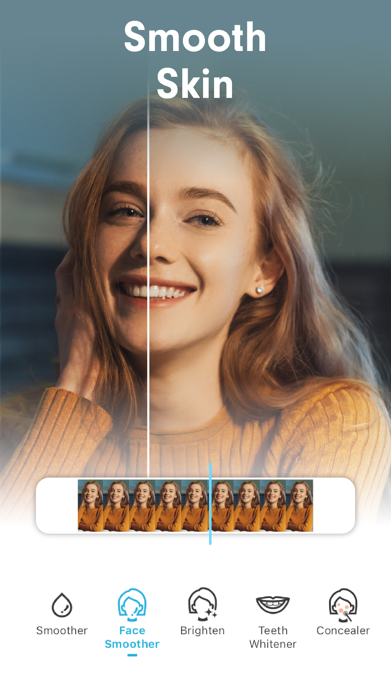 اسکرین شات 4 برنامه YouCam Video: Makeup & Retouch