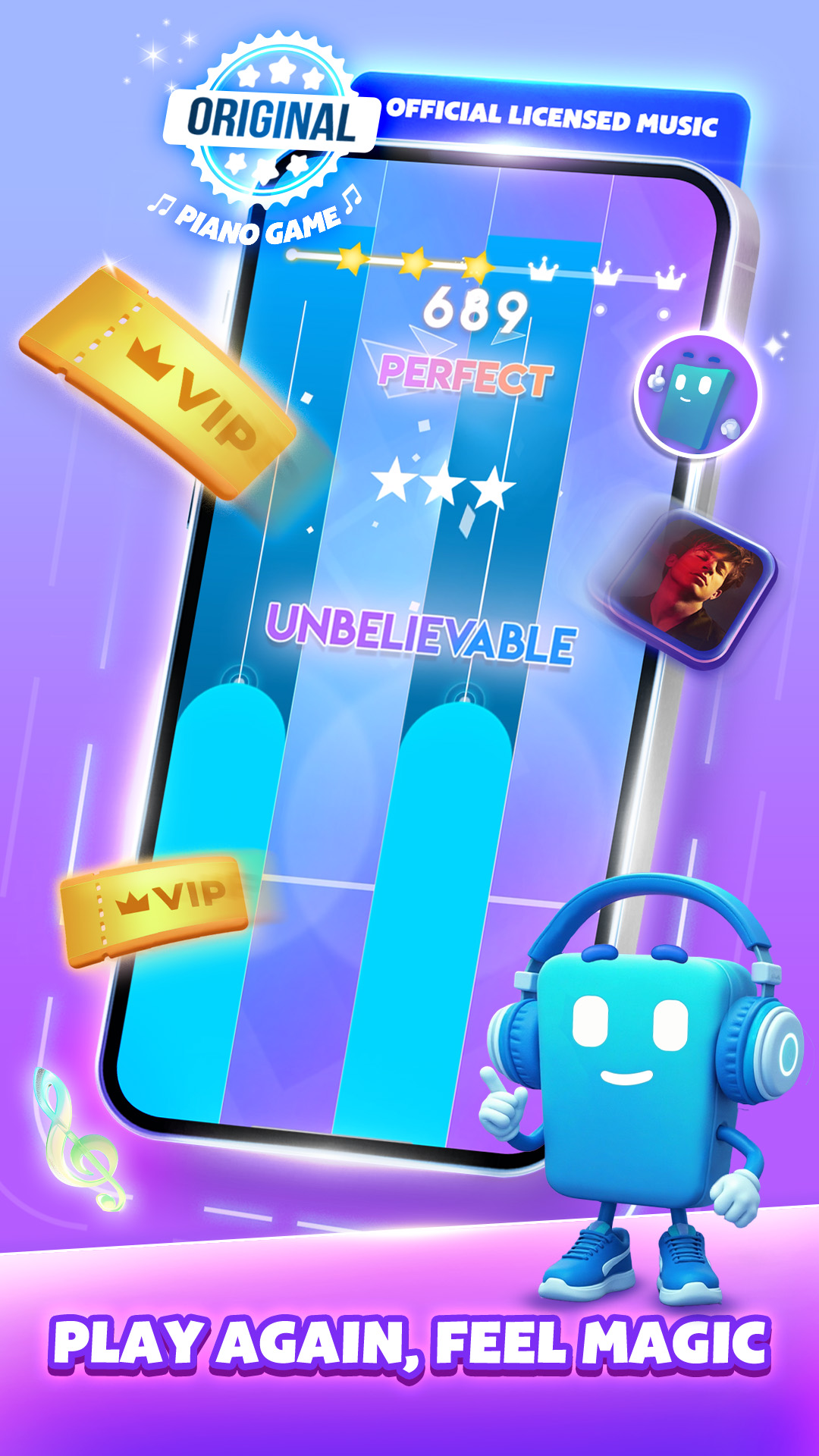اسکرین شات 1 بازی Magic Tiles 3™ - Piano Game