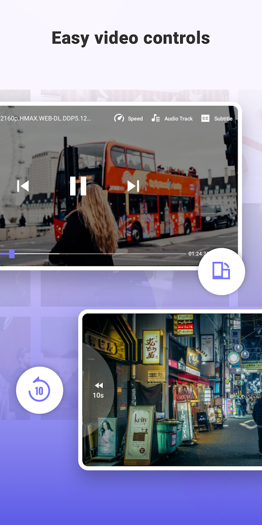 اسکرین شات 2 برنامه SPlayer - Media Player Video