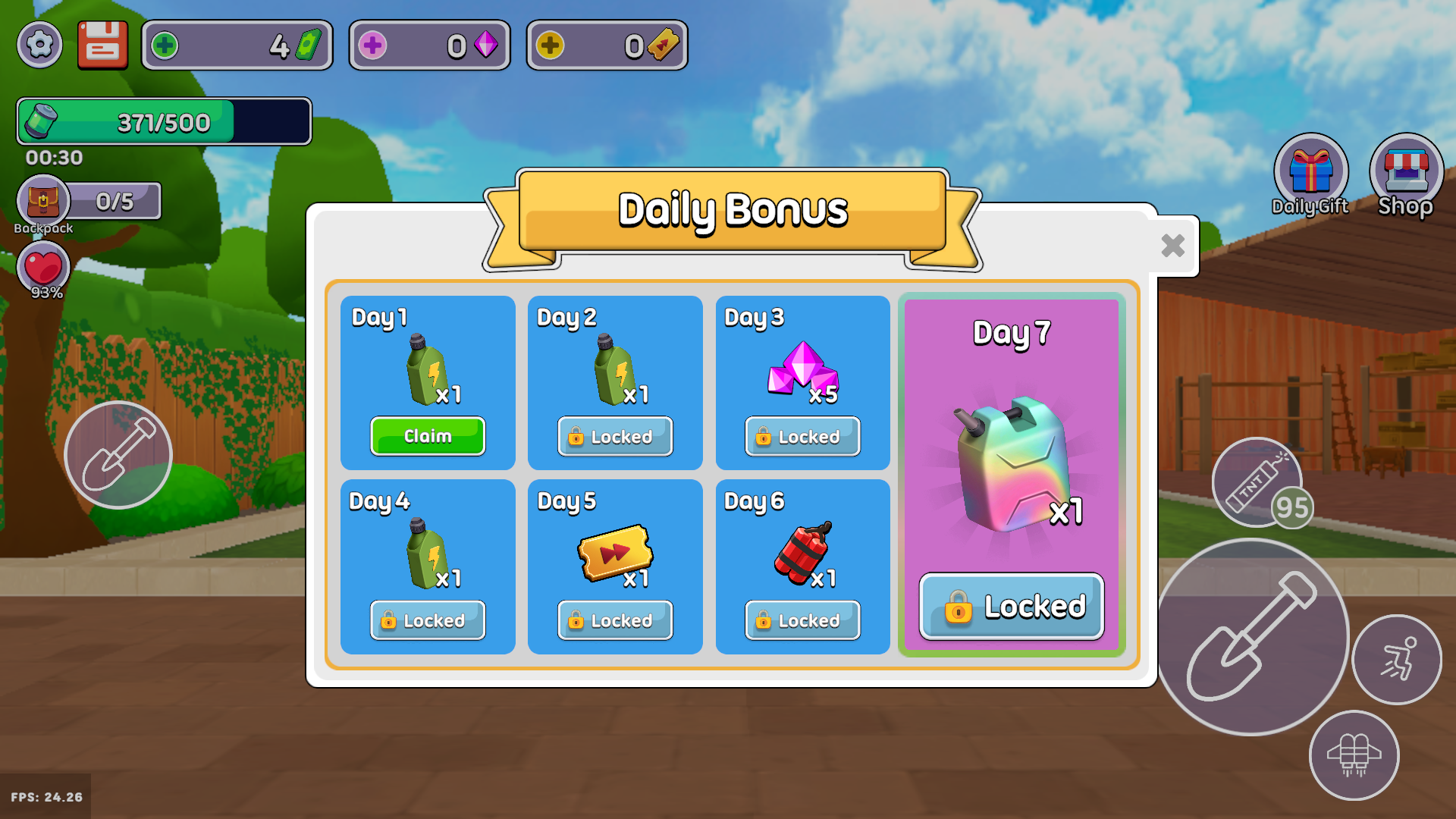 اسکرین شات 2 بازی DIY Hole Digging Simulator