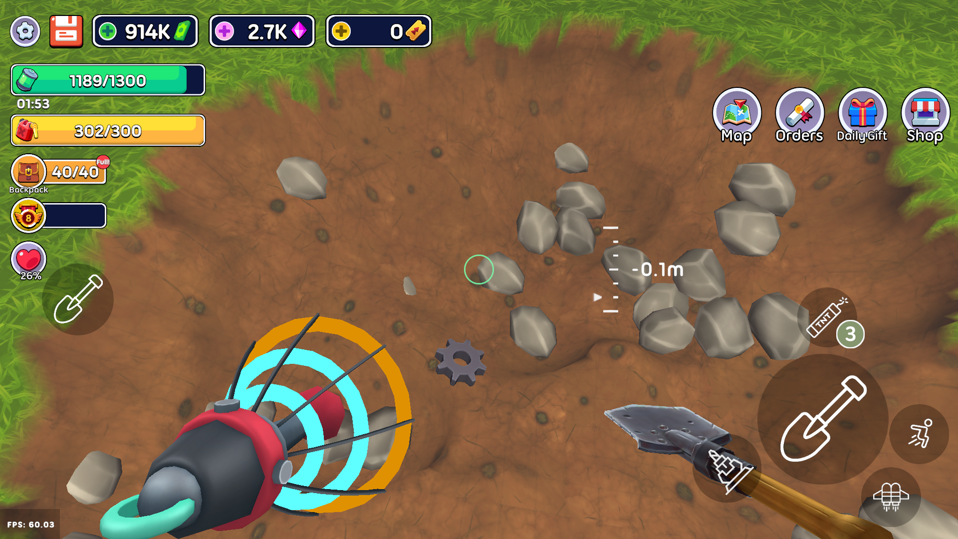 اسکرین شات 2 بازی DIY Hole Digging Simulator