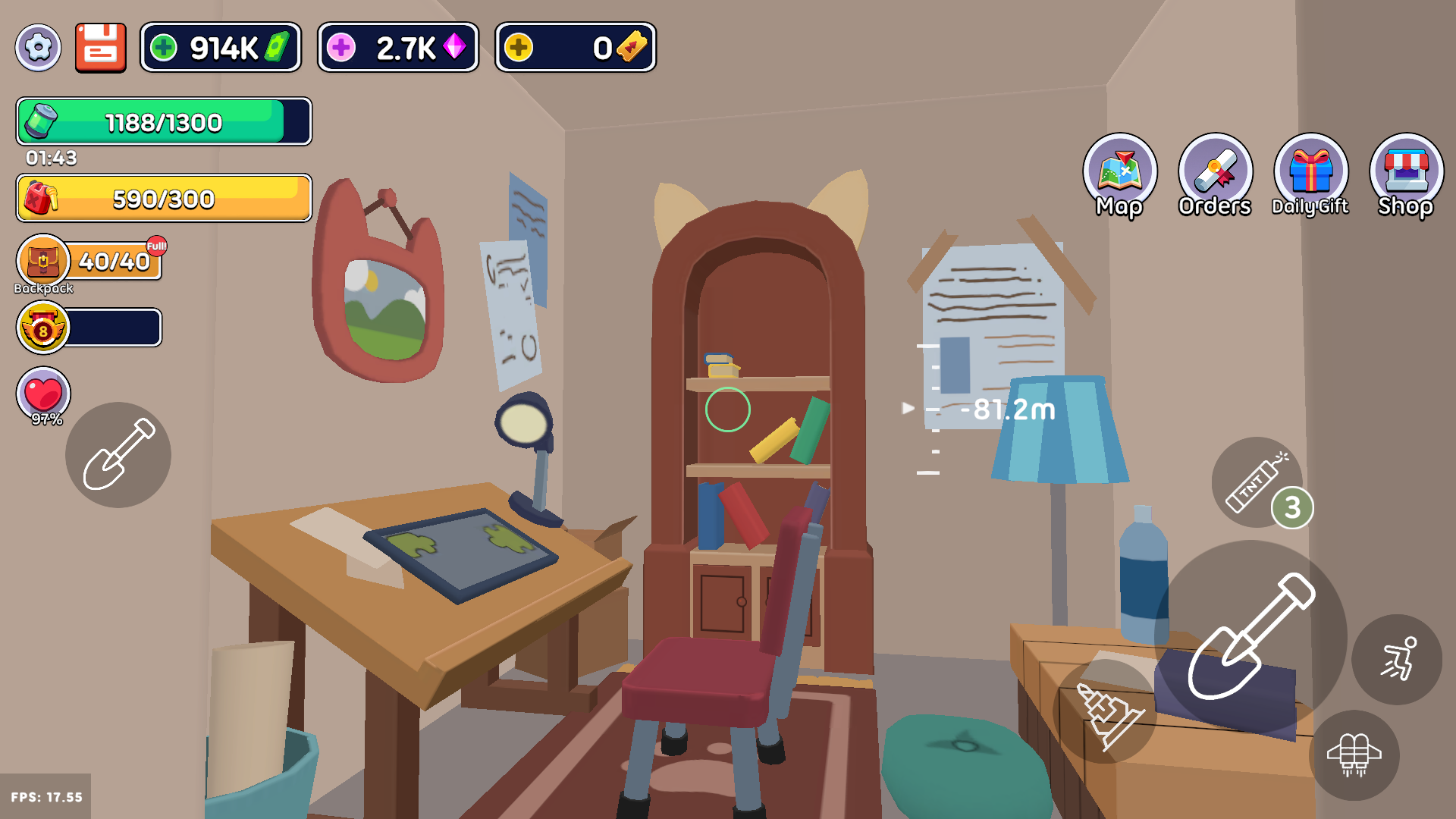 اسکرین شات 4 بازی DIY Hole Digging Simulator