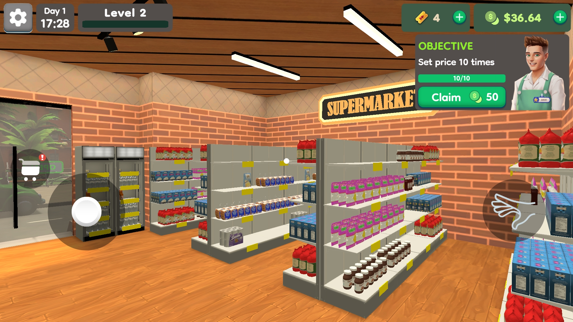 اسکرین شات 1 بازی Supermarket Simulator Business