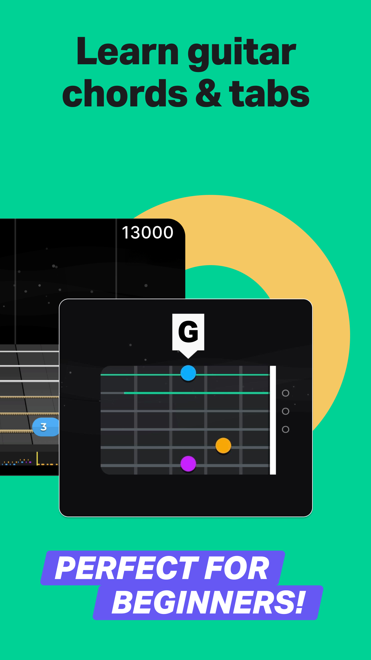 اسکرین شات 2 برنامه Yousician: Learn Guitar & Bass