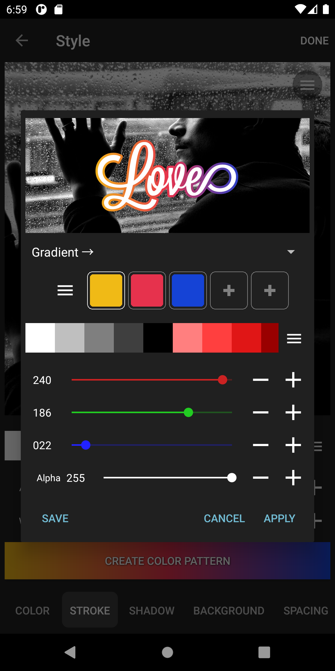 اسکرین شات 8 برنامه Phonto - Text on Photos
