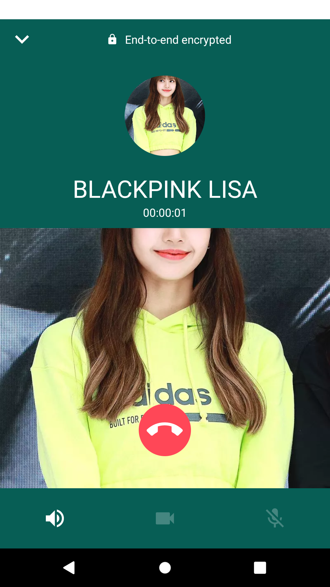 اسکرین شات 4 برنامه Lisa BlackPink : Fake chat - fakecall