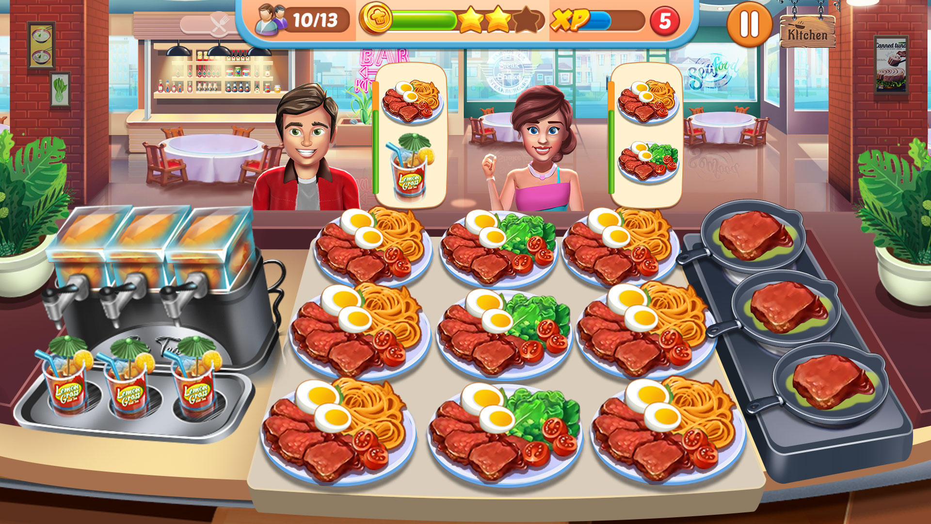 اسکرین شات 4 برنامه Chef Restaurant : Cooking Game
