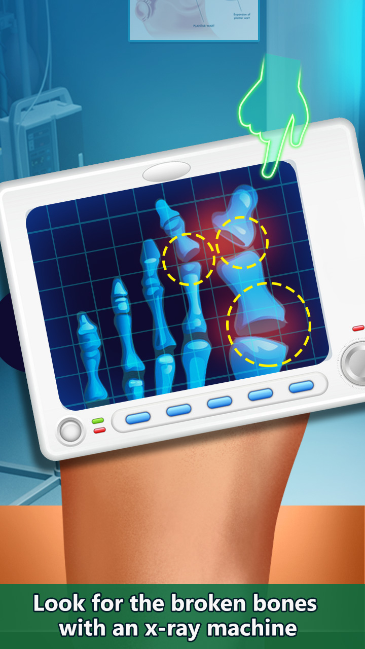 اسکرین شات 2 برنامه Foot Hospital Doctor Games
