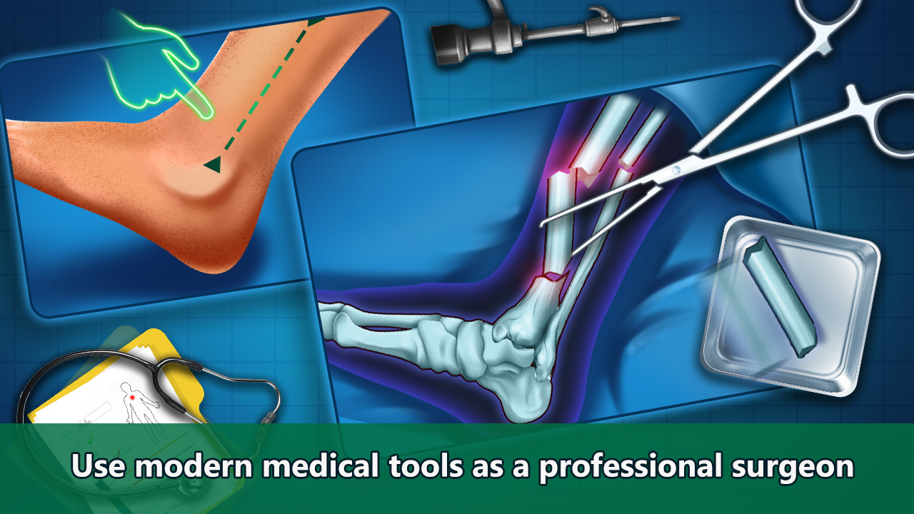 اسکرین شات 3 برنامه Foot Hospital Doctor Games