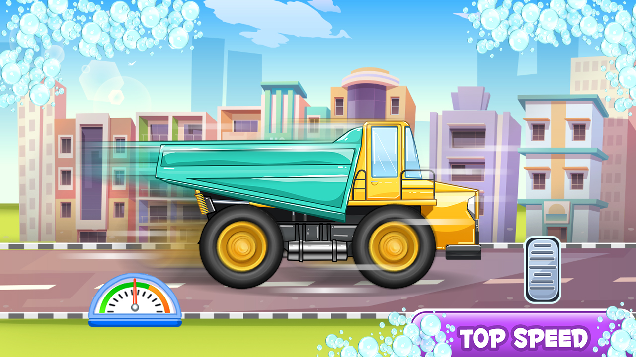 اسکرین شات 4 بازی Truck Wash Games Kids Car Wash