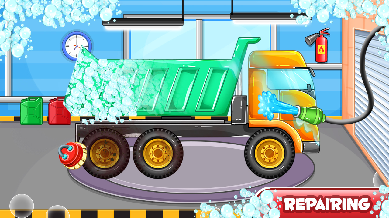 اسکرین شات 3 بازی Truck Wash Games Kids Car Wash