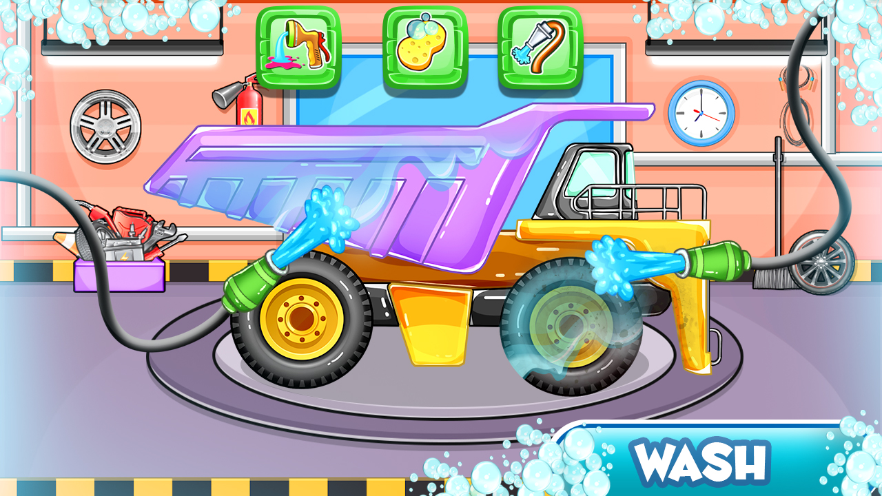 اسکرین شات 1 بازی Truck Wash Games Kids Car Wash