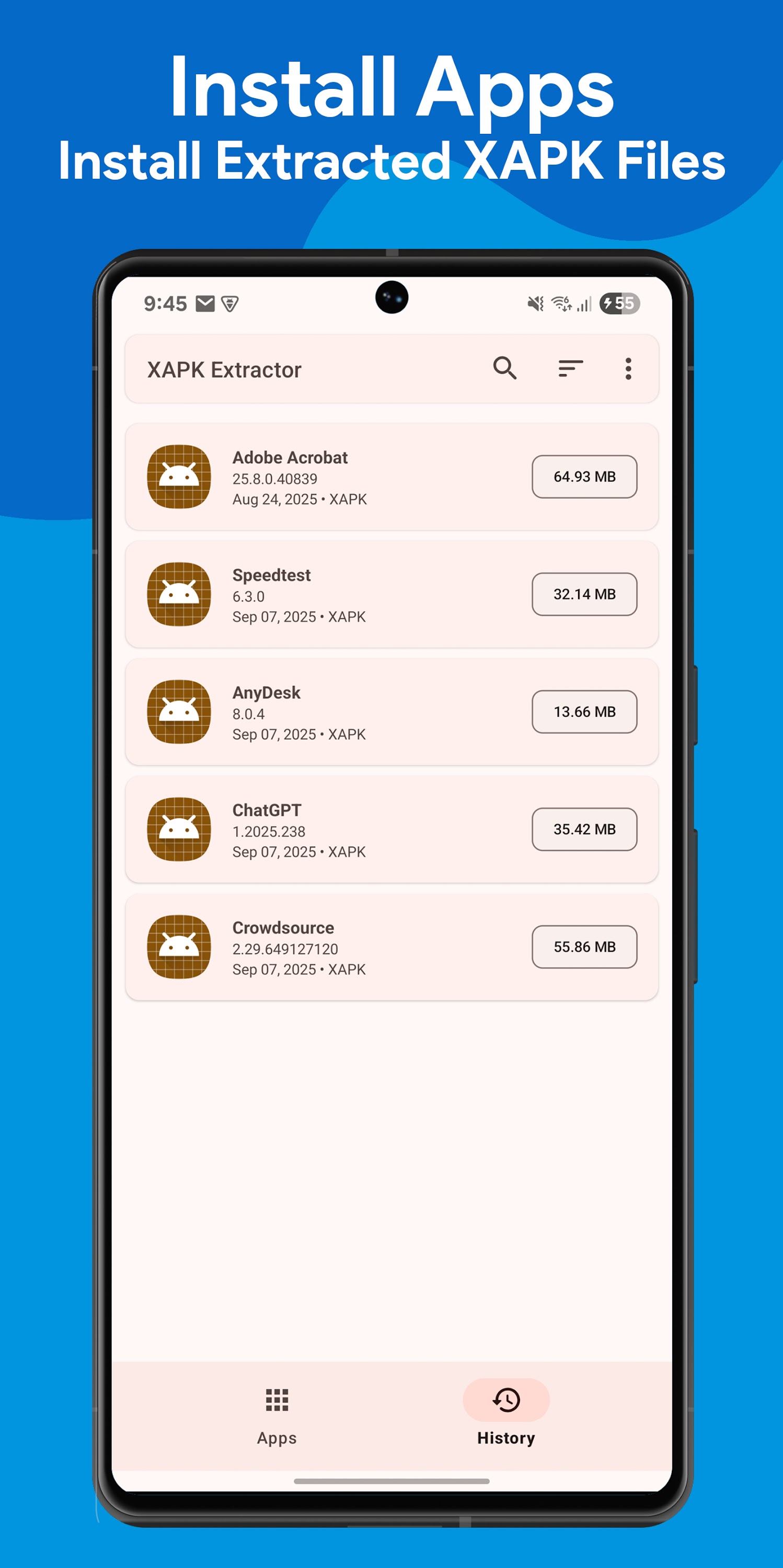 اسکرین شات 2 برنامه XAPK Extractor & App Analyzer