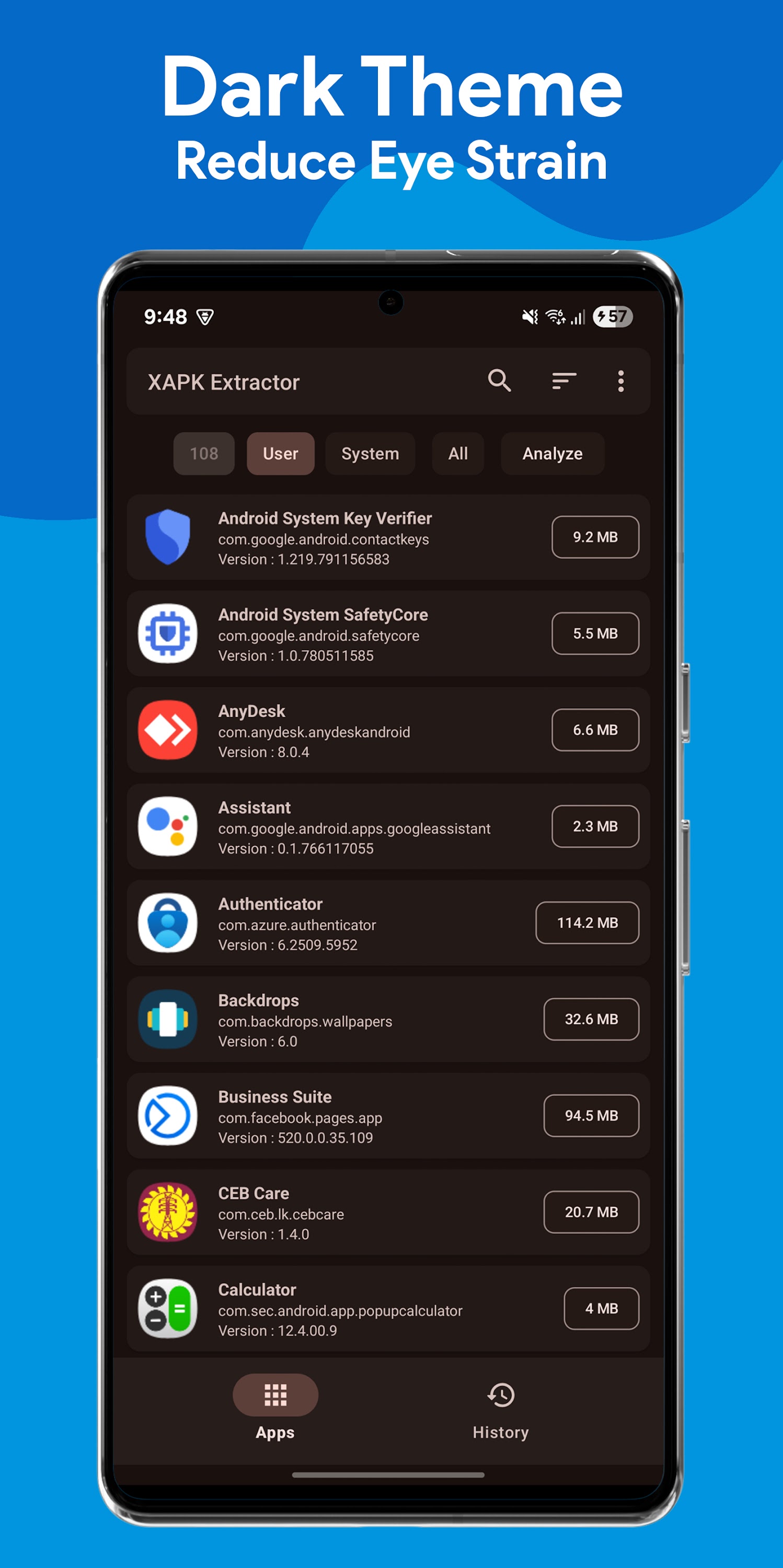 اسکرین شات 5 برنامه XAPK Extractor & App Analyzer