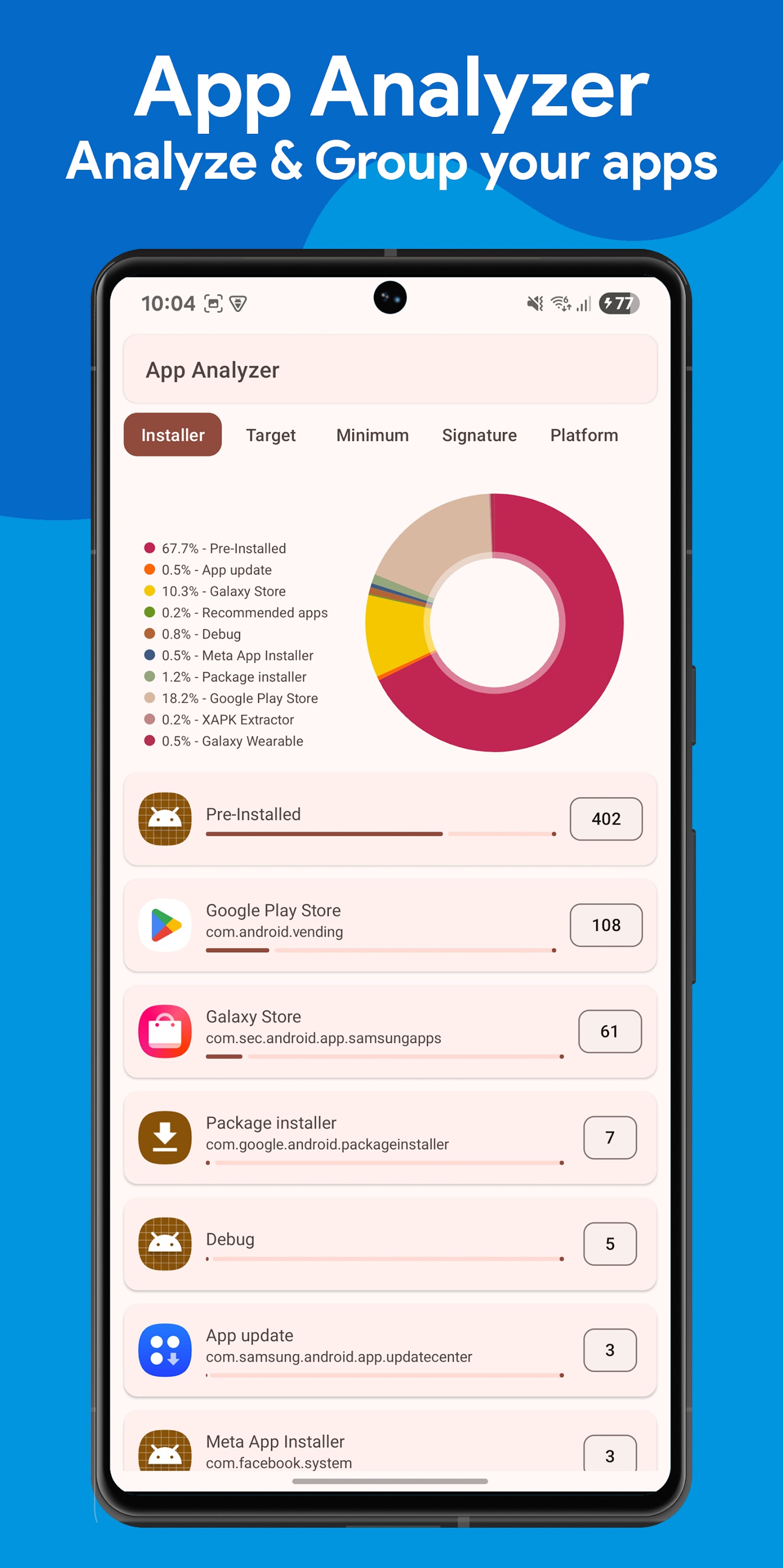اسکرین شات 4 برنامه XAPK Extractor & App Analyzer