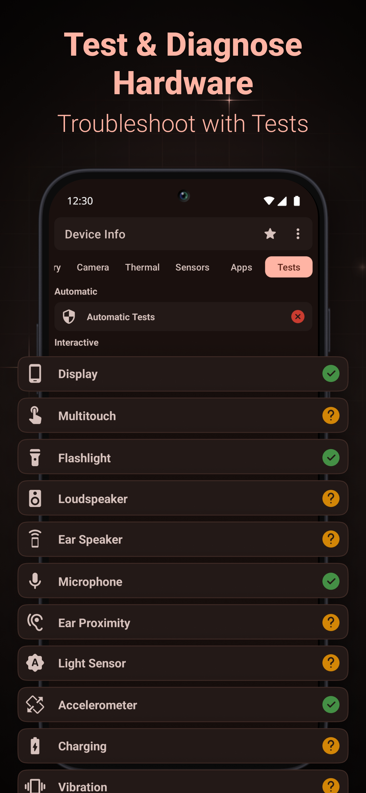 اسکرین شات 7 برنامه Device Info: System & CPU Info