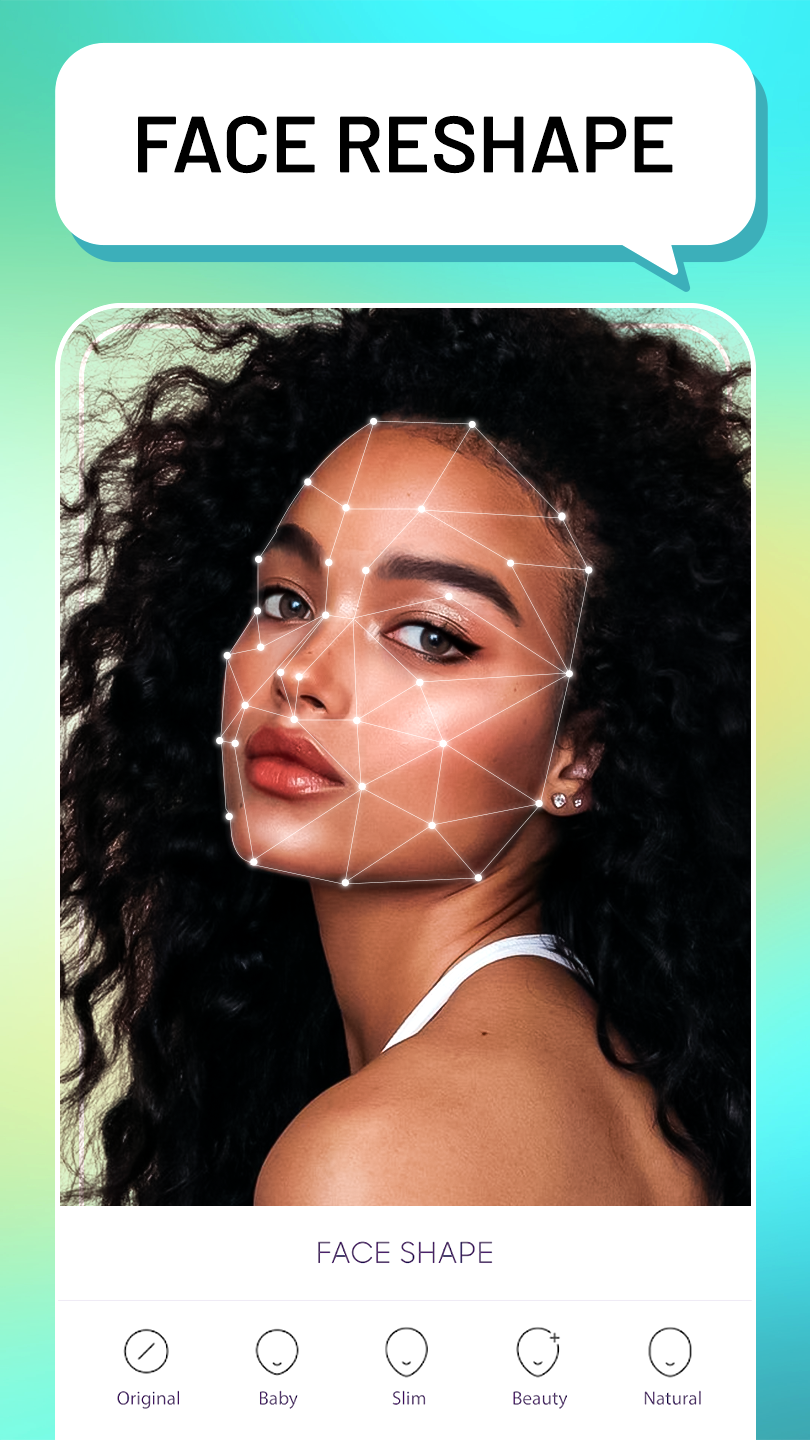 اسکرین شات 2 برنامه YuFace: Makeup Cam, Face App