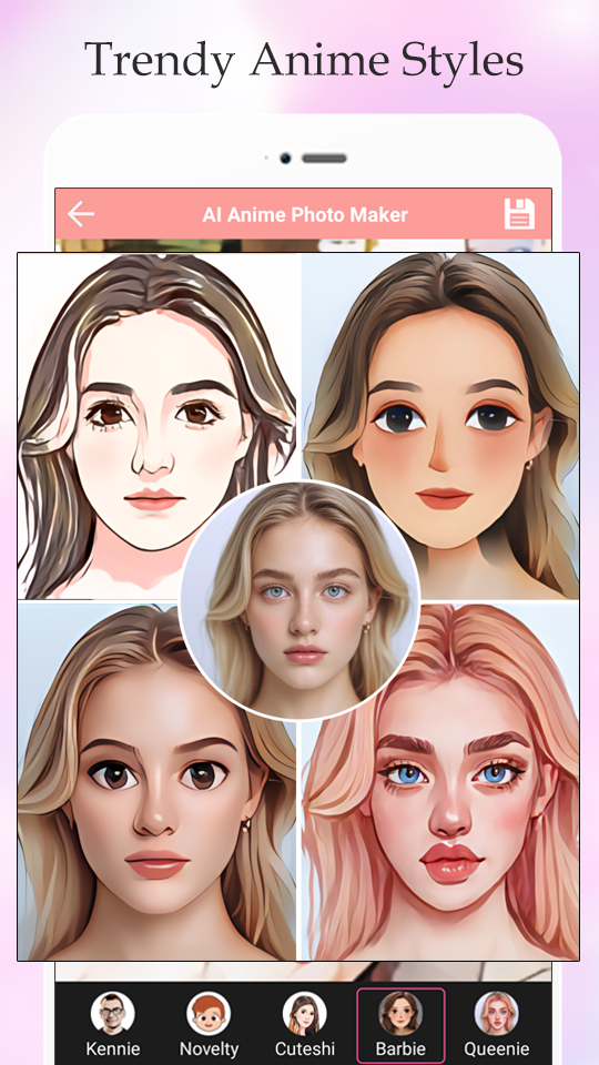 اسکرین شات 3 برنامه BestieCam - AI Beauty Enhancer