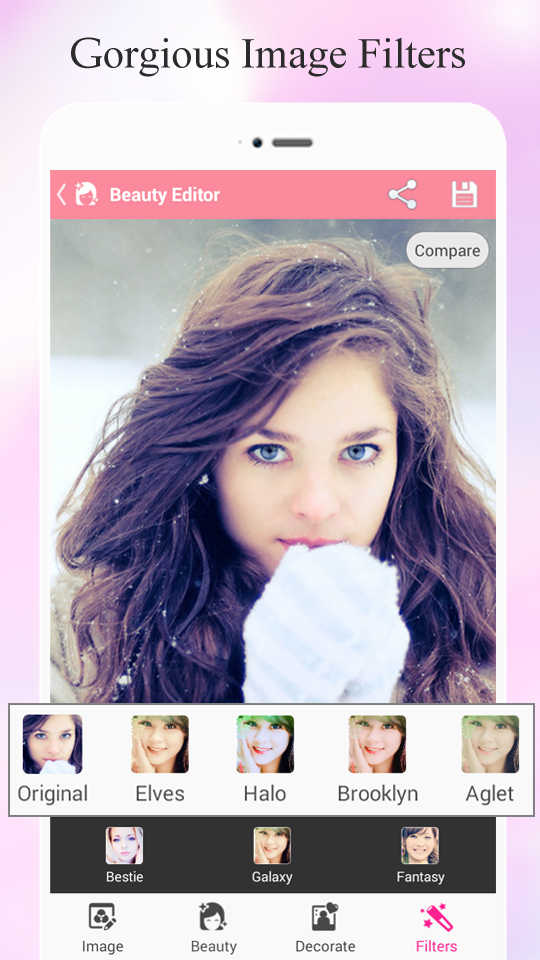 اسکرین شات 7 برنامه BestieCam - Beauty Makeover