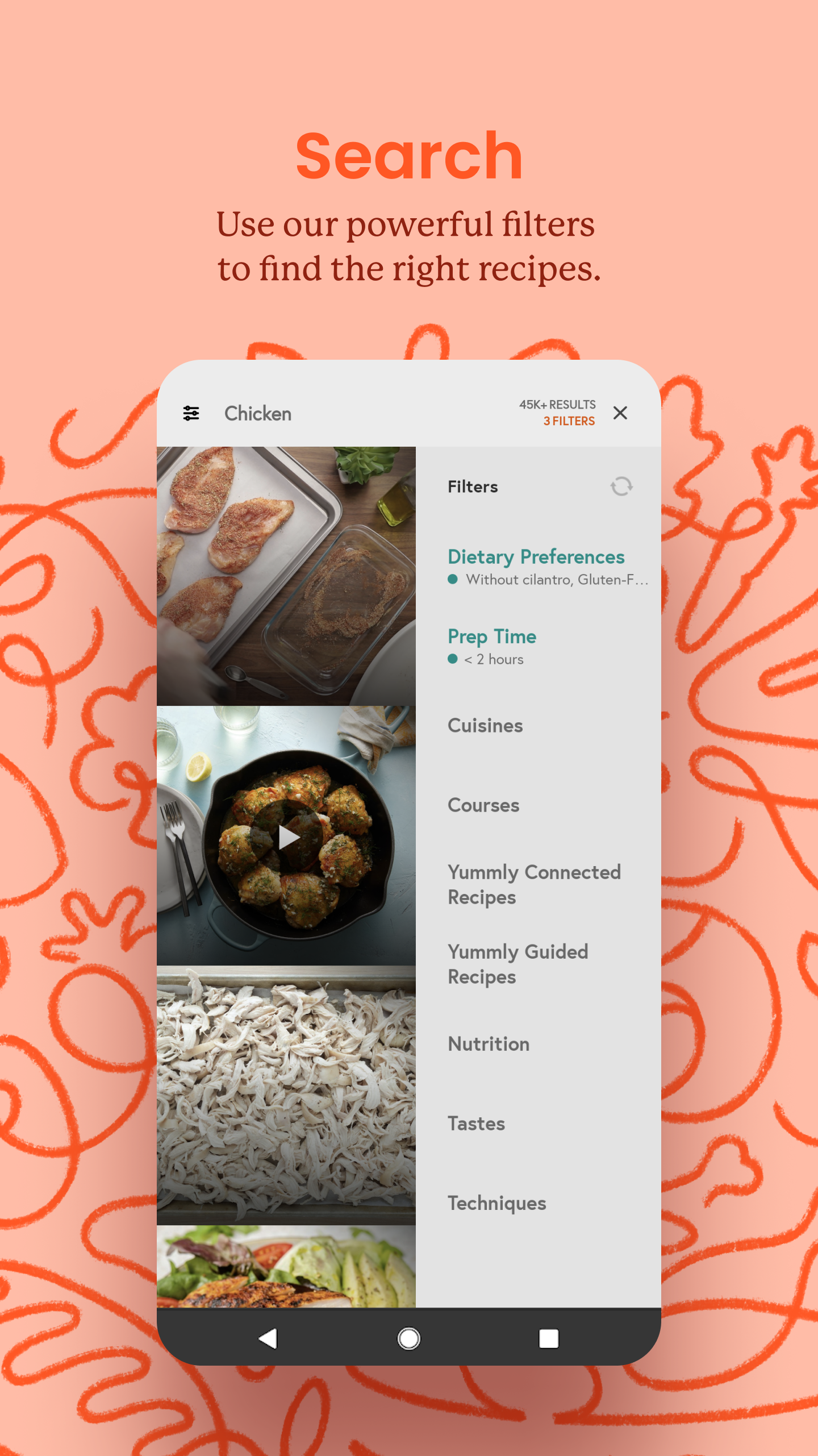 اسکرین شات 2 برنامه Yummly Recipes & Cooking Tools