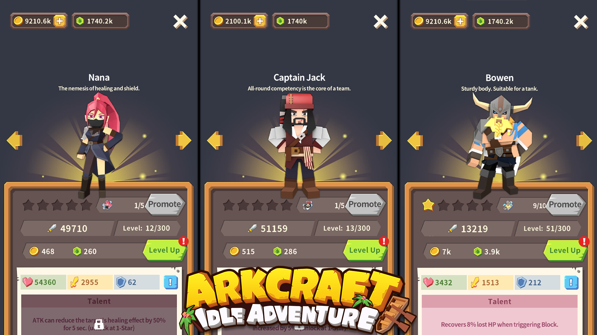 اسکرین شات 8 بازی Arkcraft - Idle Adventure
