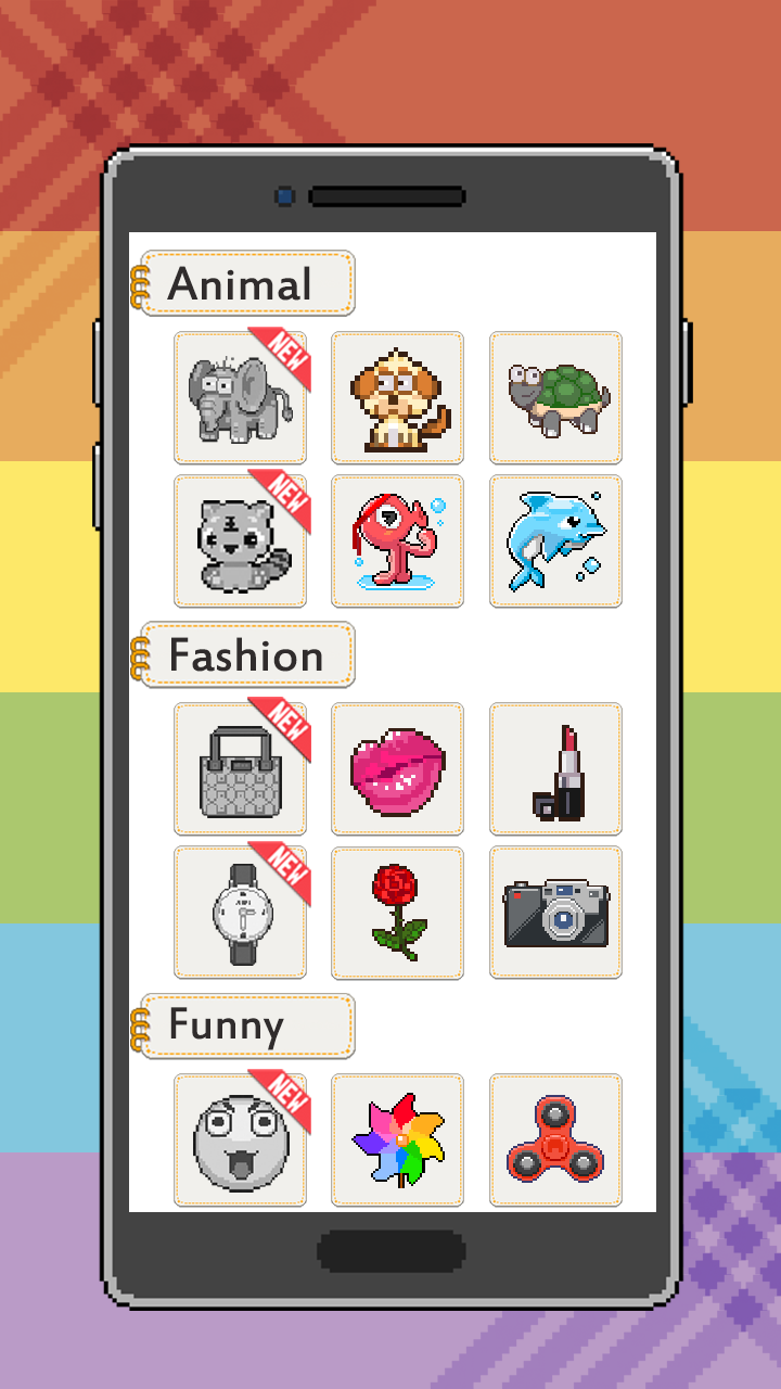 اسکرین شات 2 برنامه Coloring Creative - Color by N