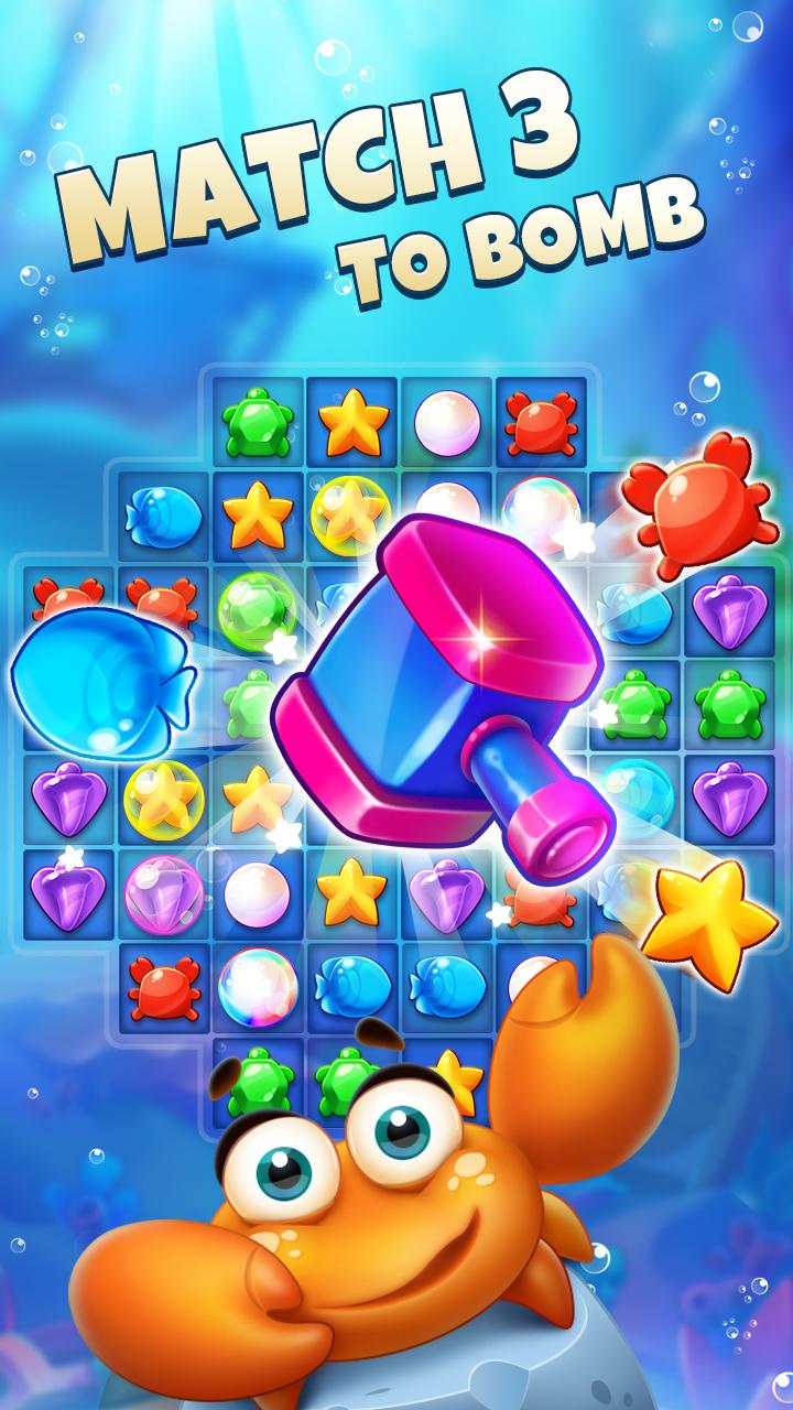 اسکرین شات 2 بازی Fish Crush 2 - Match 3 Puzzle