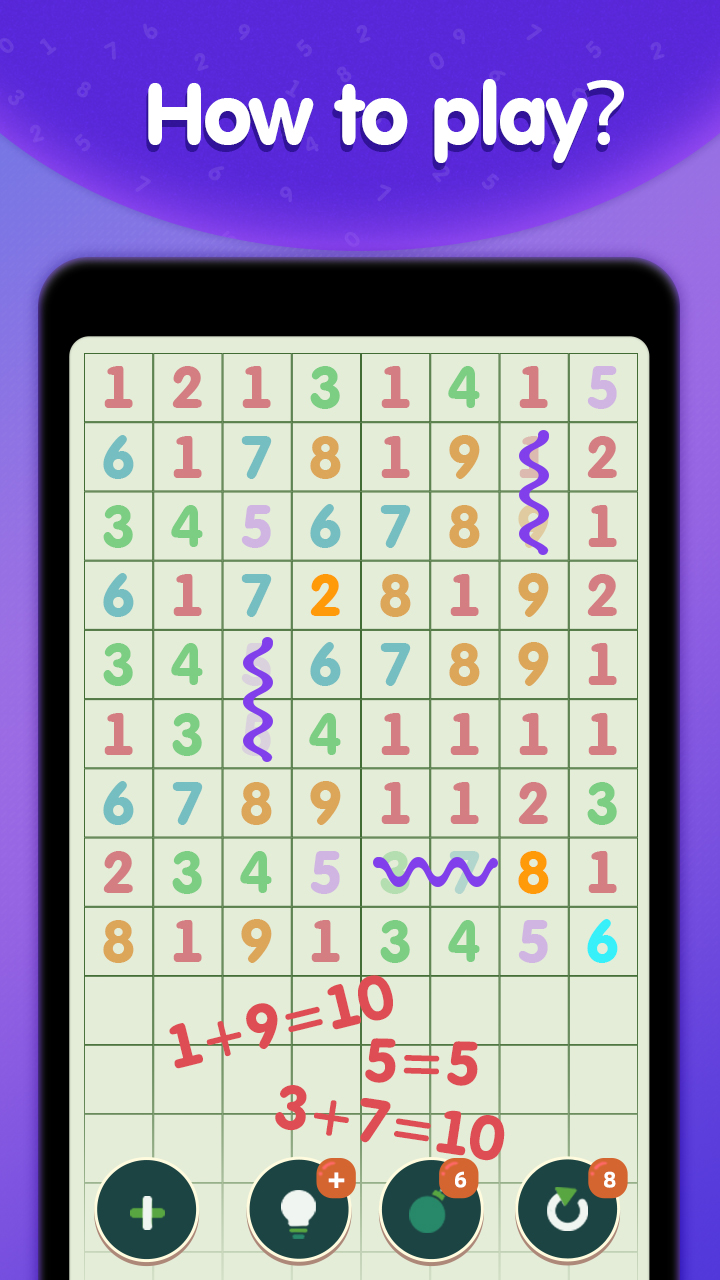 اسکرین شات 3 بازی Number Match - Merge Puzzle