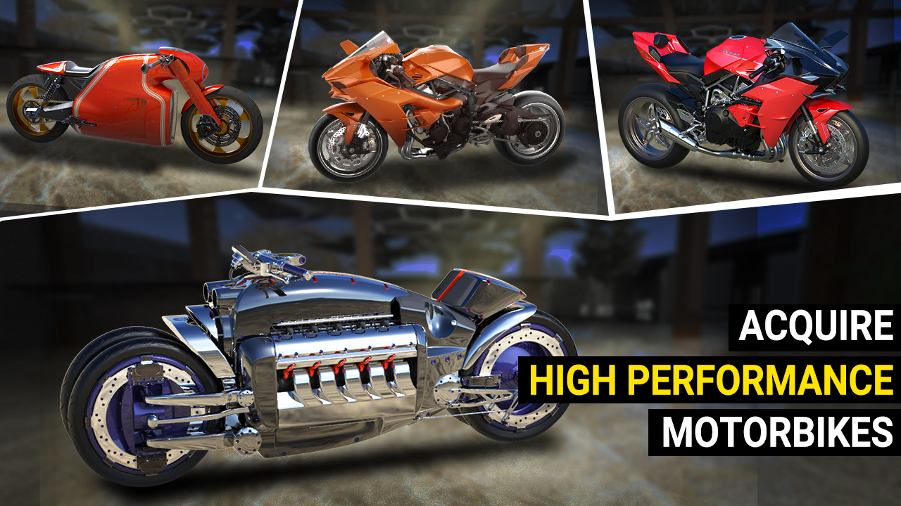اسکرین شات 3 بازی Speed Moto Dash:Real Simulator