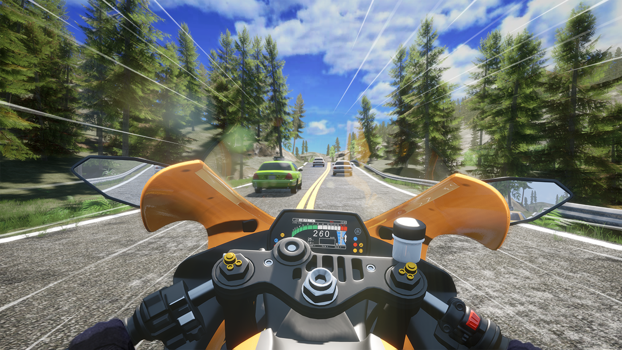 اسکرین شات 5 بازی Speed Moto Dash:Real Simulator