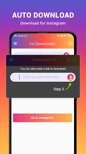اسکرین شات 2 برنامه Ins Downloader -FastSave Photo & Video