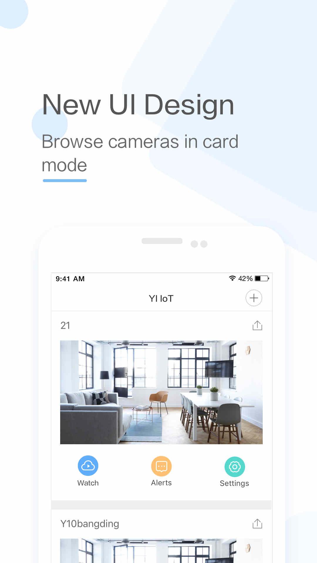 اسکرین شات 1 برنامه Yi iot