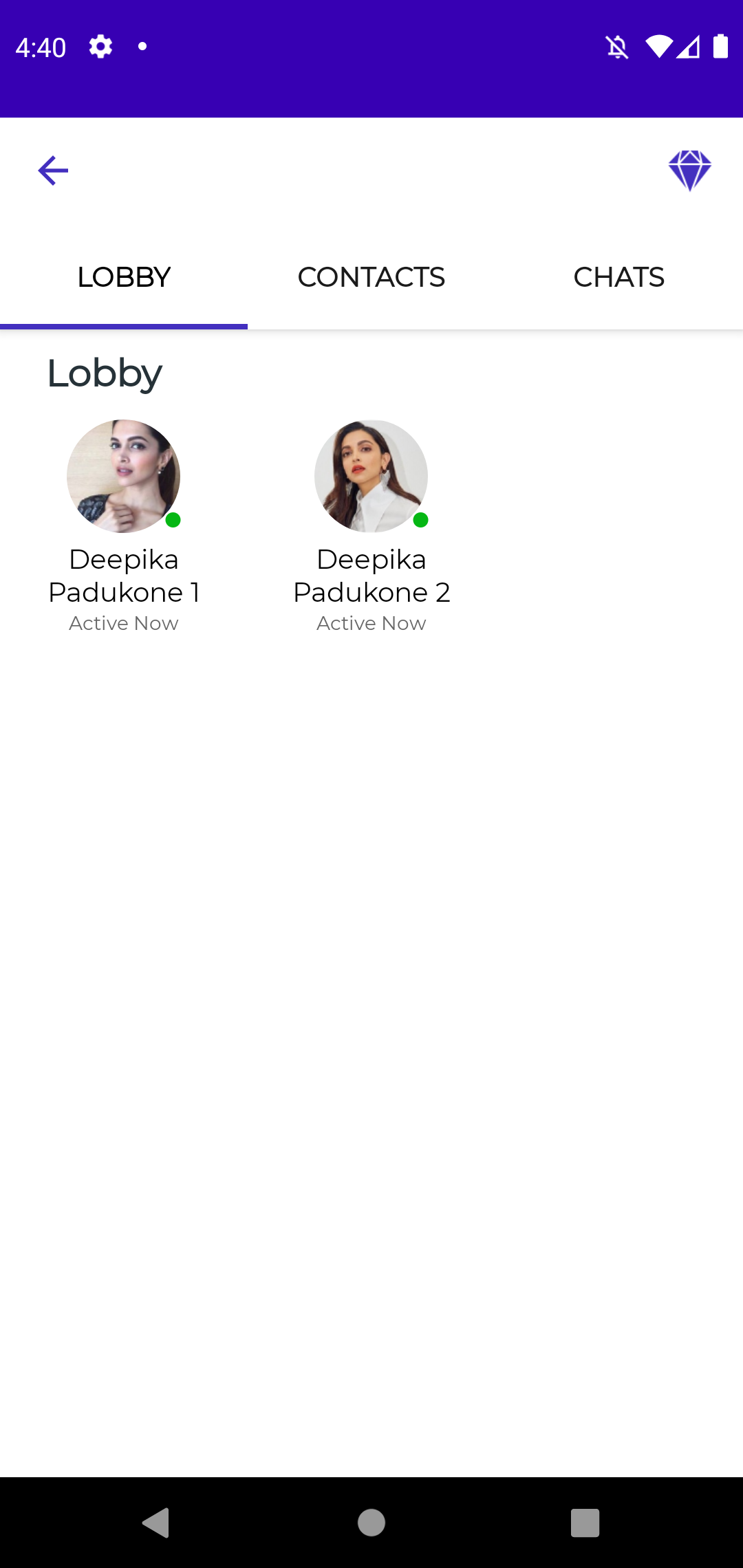 اسکرین شات 4 برنامه Deepika Padukone Video Call