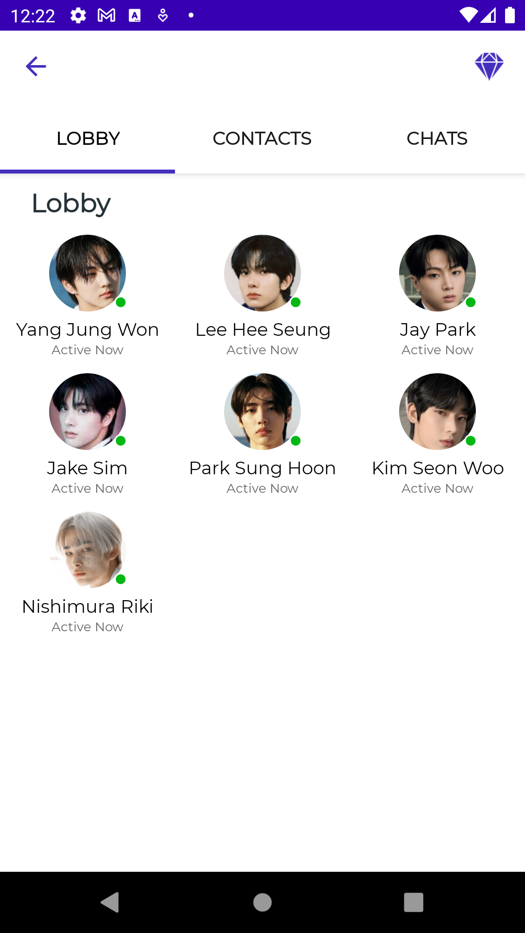 اسکرین شات 6 برنامه ENHYPEN Fake Chat & Video Call