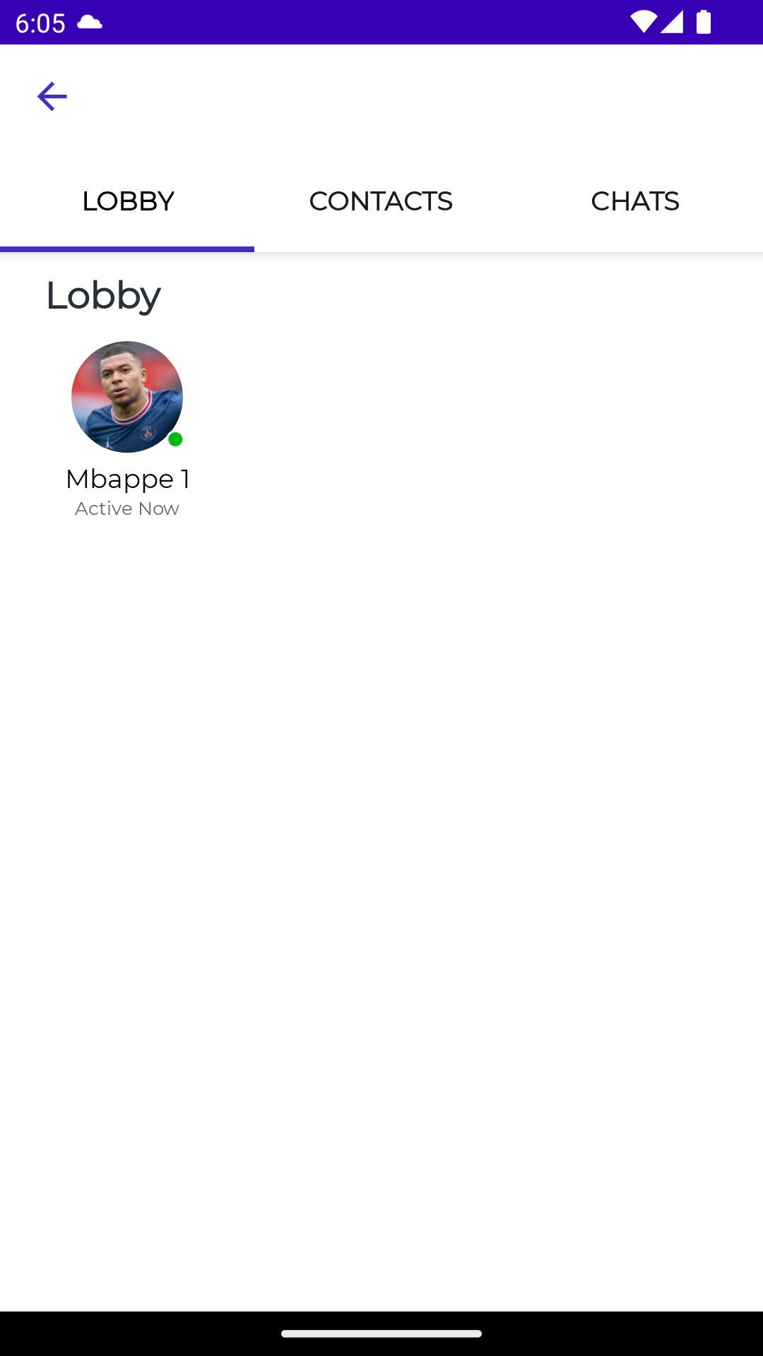 اسکرین شات 3 برنامه Mbappe Fake Video Call