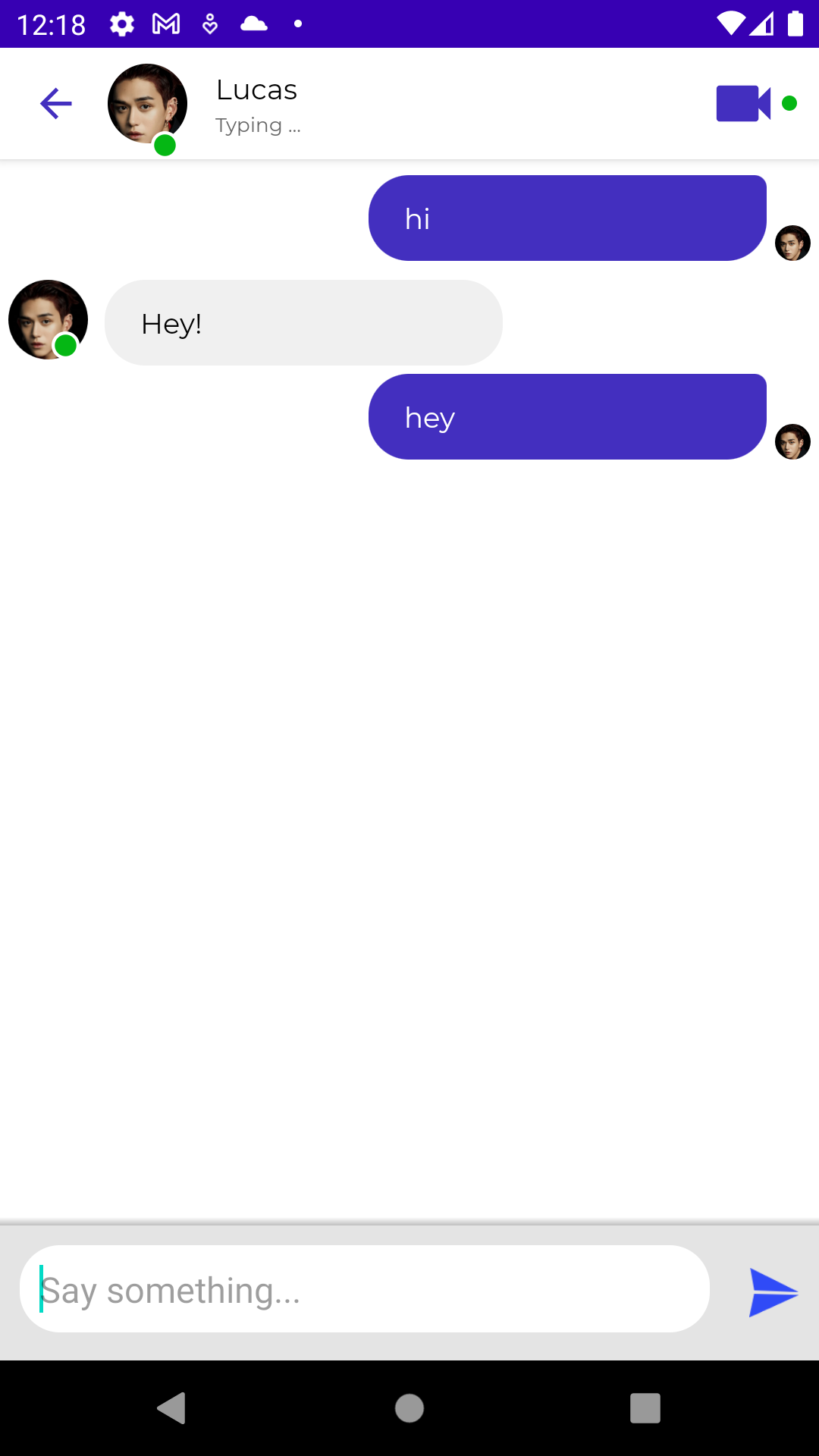 اسکرین شات 4 برنامه NCT Fake Chat & Video Call