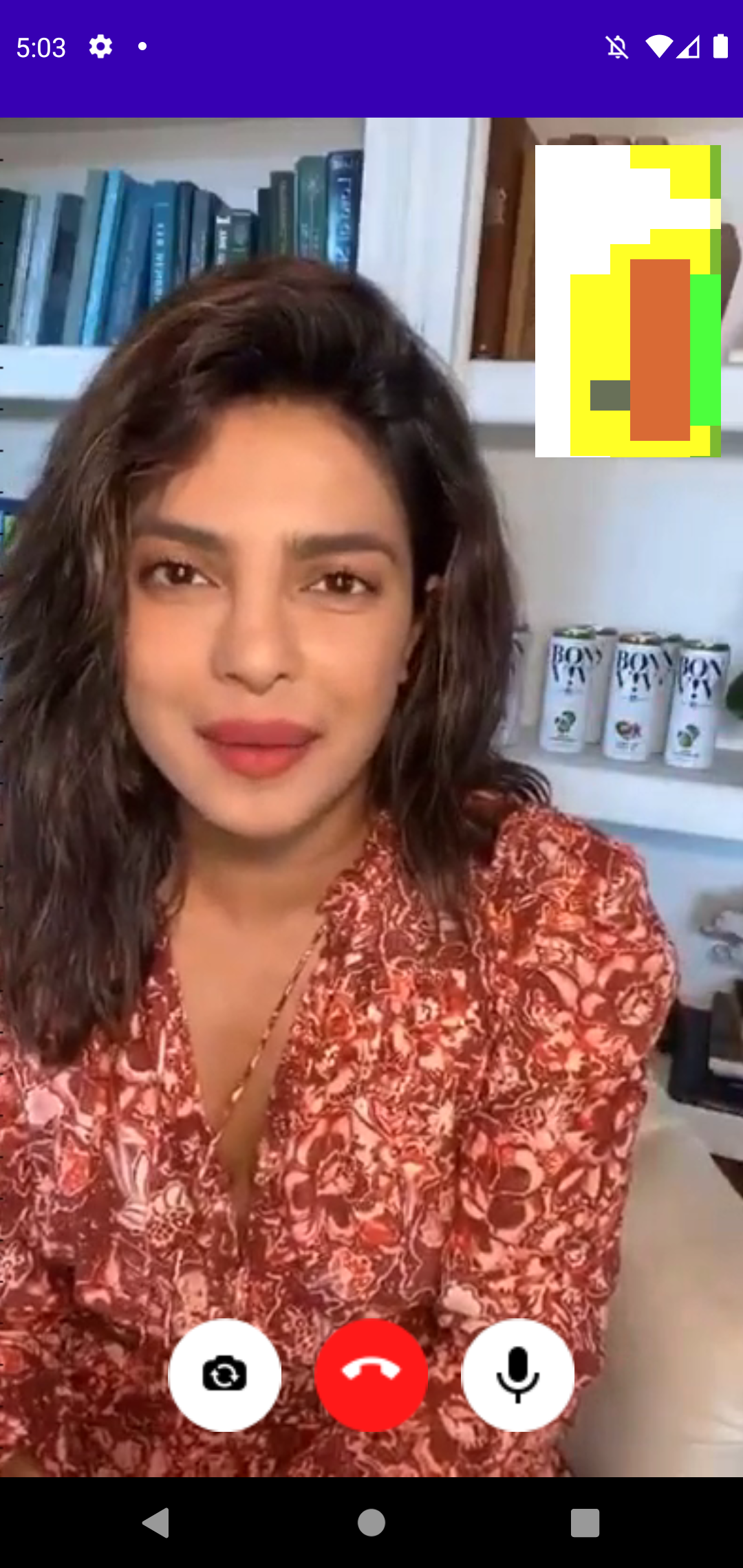 اسکرین شات 2 برنامه Priyanka Chopra Video Call