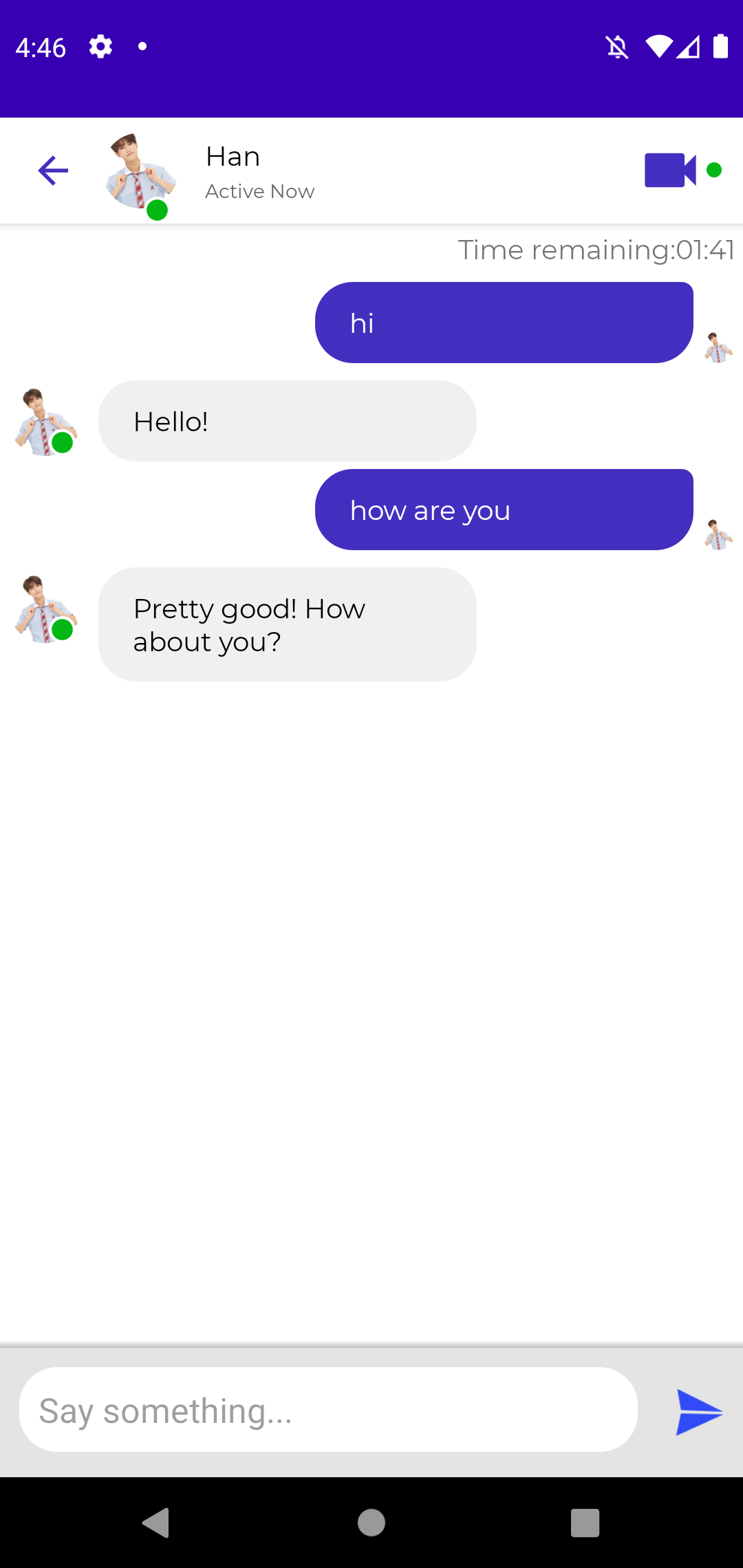 اسکرین شات 6 برنامه Stray Kids Chat & Video Call