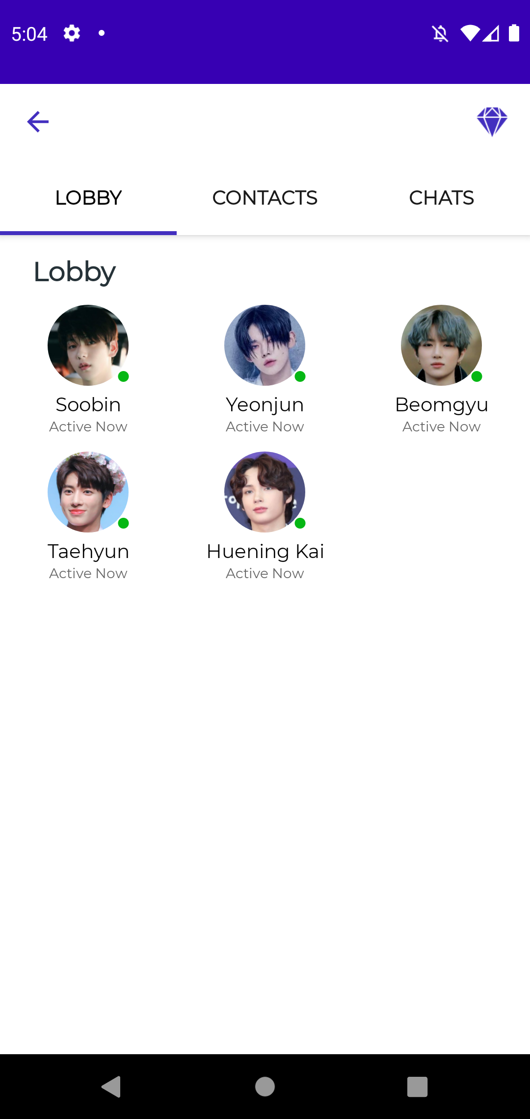 اسکرین شات 4 برنامه TXT - Fake Chat & Video Call